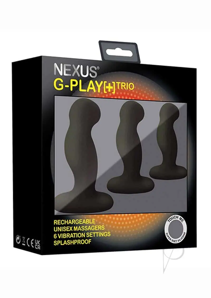 Nexus G Play Trio Rechargeable Massagers - Black - Image 4