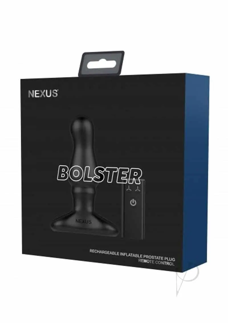 Nexus Bolster Butt Plug w/Inflatable Tip - Black - Image 5