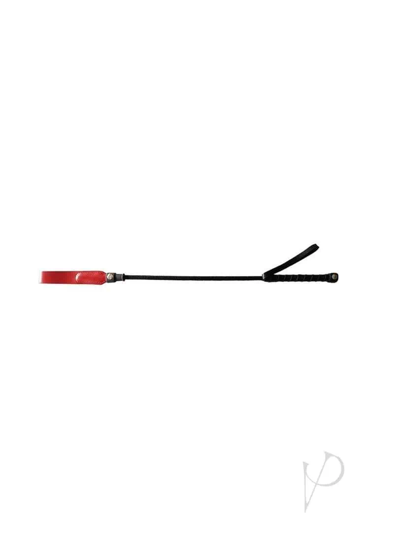 Rouge Short Riding Crop Slim Tip - Red - Image 2