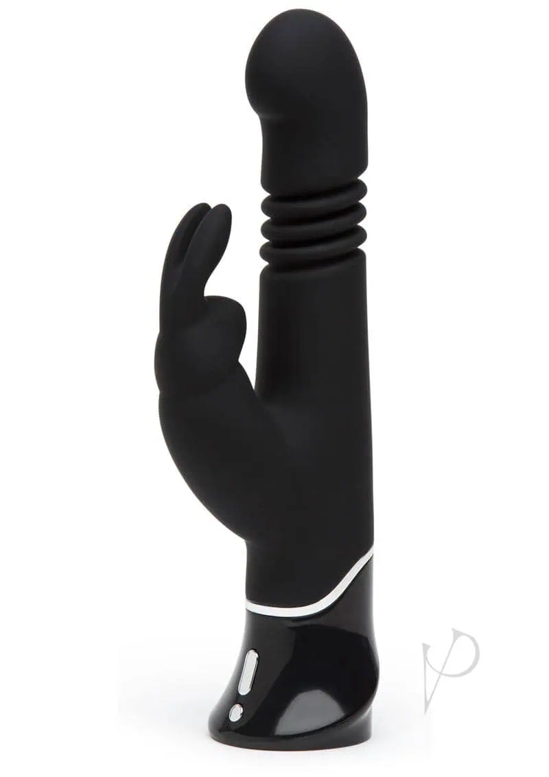 Fifty Shades of Grey Greedy Girl Rechargeable Thrusting G Spot Rabbit Vibrator - Black - Image 2