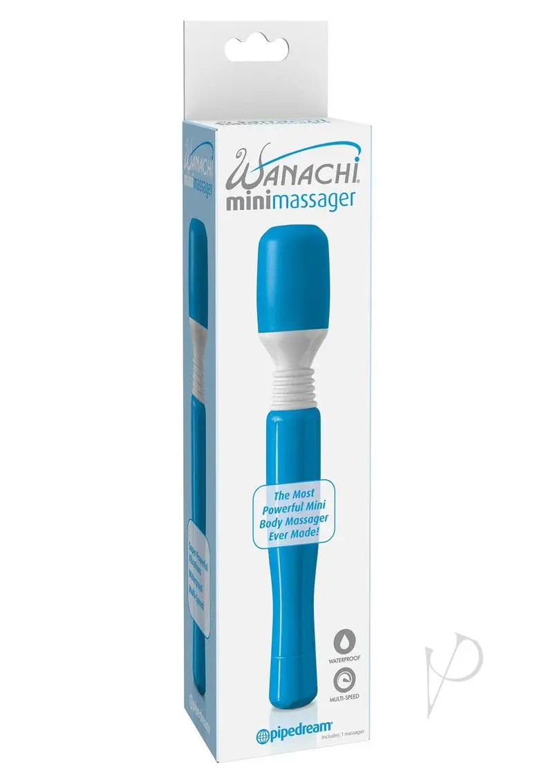 Mini Wanachi Massager Waterproof - Blue - Image 4