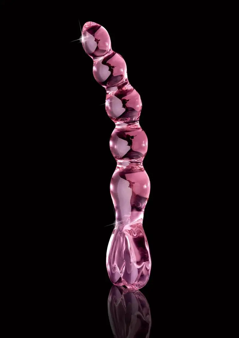 Icicles No 43 Beaded Glass Pink - Image 2