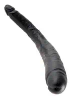 King Cock Tapered Double Dildo Black 16 Inch - Image 2