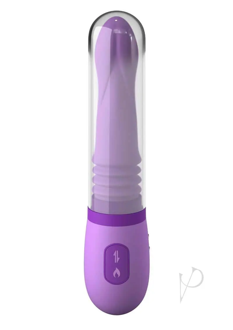Fantasy For Her Personal Sex Machine Vibrator Multi Speed Thrusting Rechargeable Warms Silicone Purple - Image 2