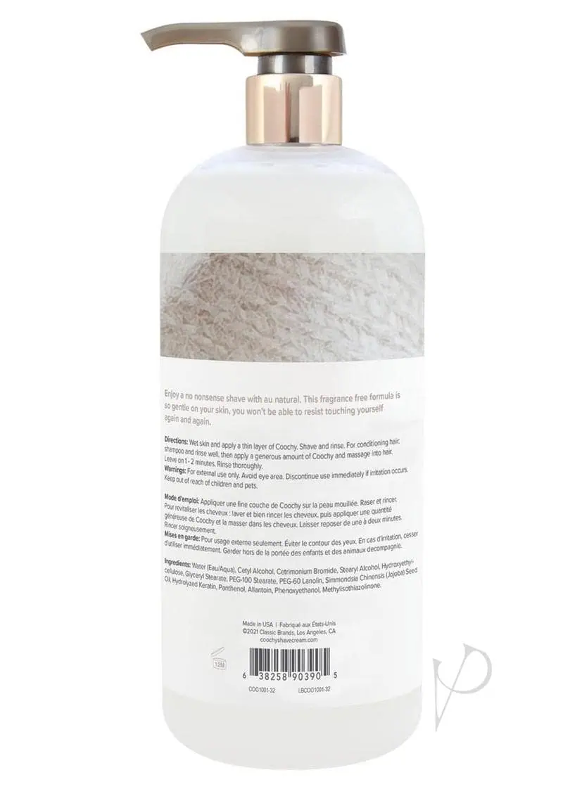 Coochy Shave Cream Au Natural 32oz - Image 2