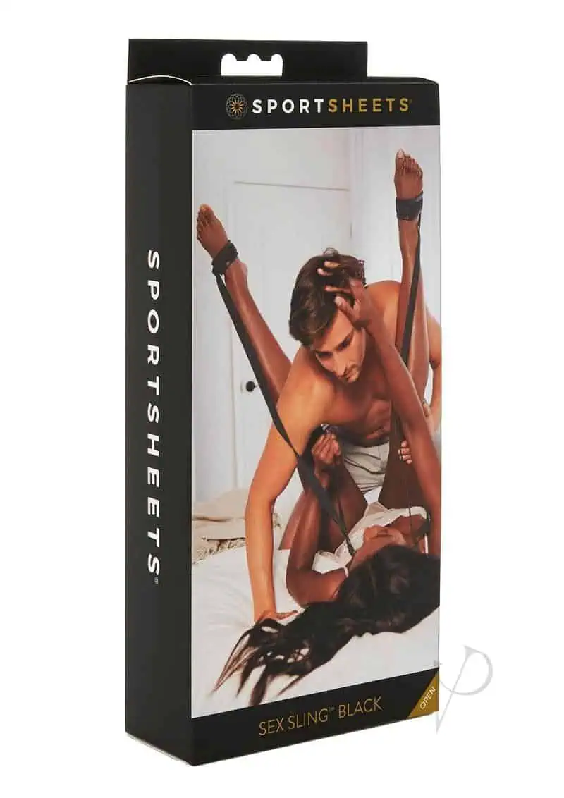Sportsheets Sex Sling - Black - Featured Image