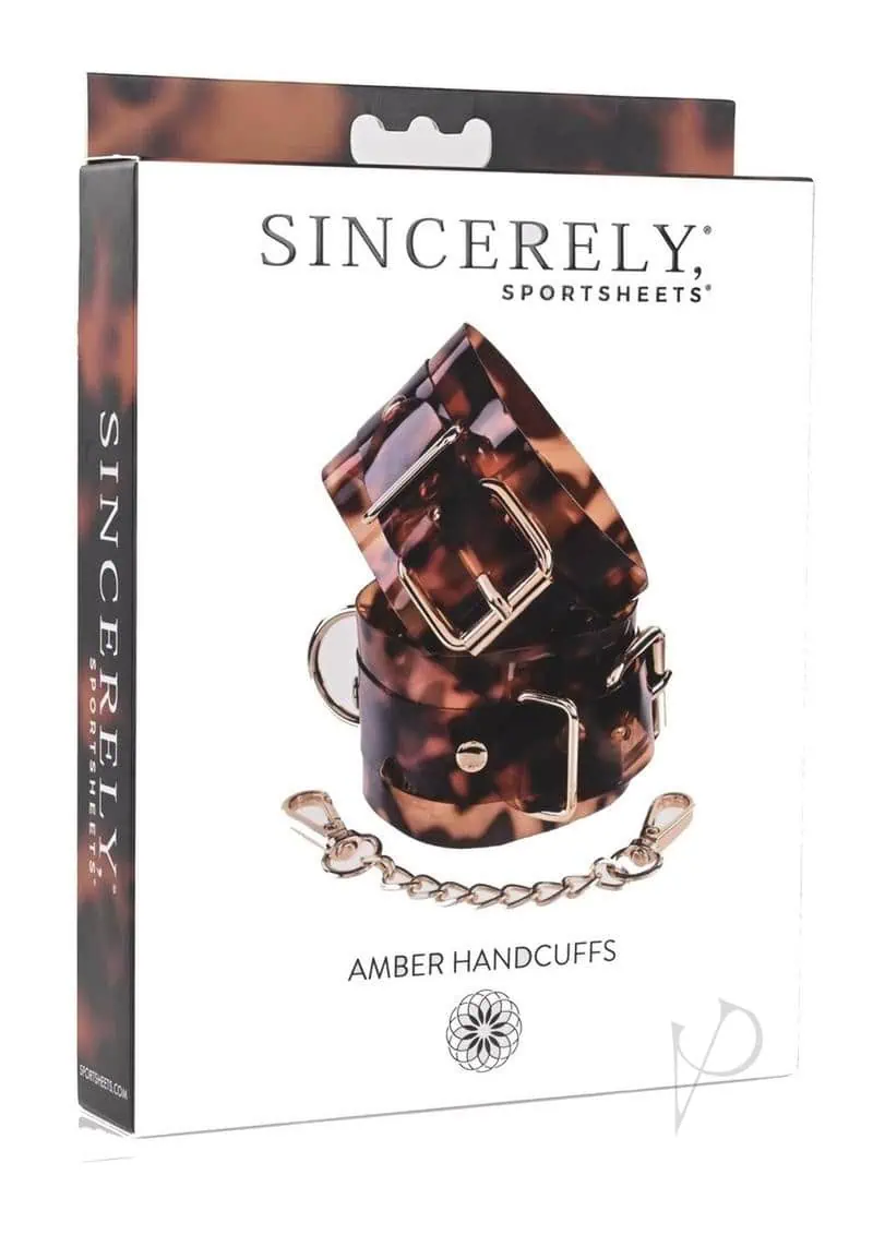 Sincerely Amber Hand Cuffs - Featured Image