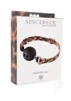 Sincerely Amber Ball Gag - Image 1
