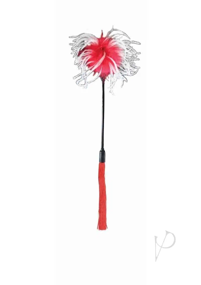 Sex & Mischief Whip & Tickle - Red/White - Image 3
