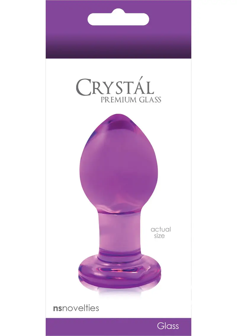 Crystal Butt Plug Medium - Purple - Featured Image