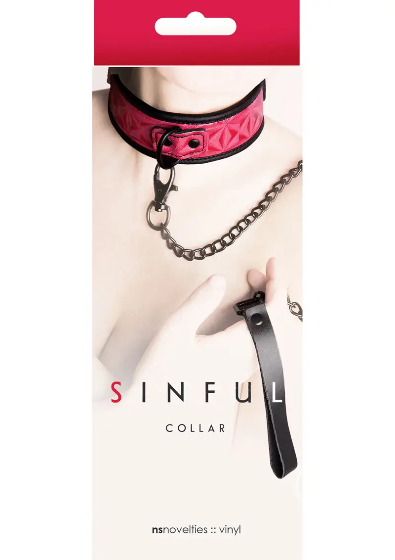 Sinful Collar - Pink - Image 2