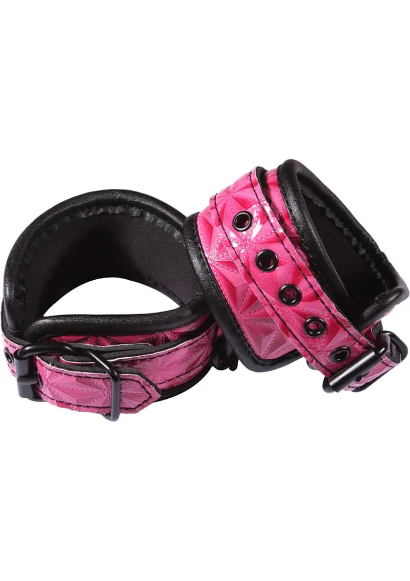 Sinful Wrist Cuffs - Pink - Image 3