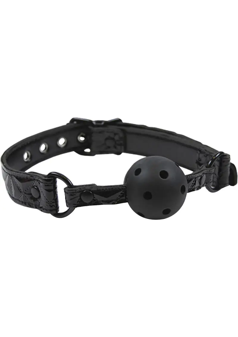 Sinful Ball Gag - Black - Image 2