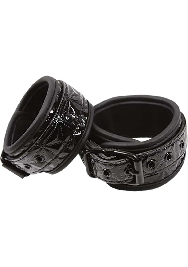 Sinful Wrist Cuffs - Black - Image 2