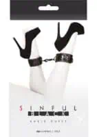 Sinful Ankle Cuffs - Black - Image 2