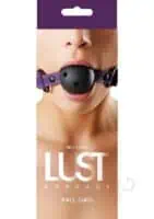 Lust Bondage Ball Gag - Purple - Image 3