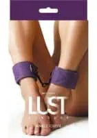 Lust Bondage Ankle Cuffs - Purple - Image 1