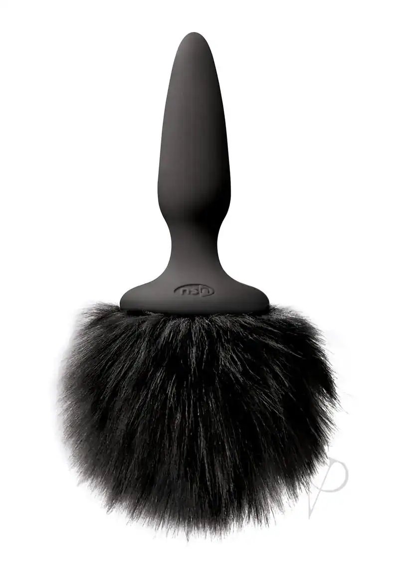 Tails Bunny Tail Mini - Black Fur - Image 2