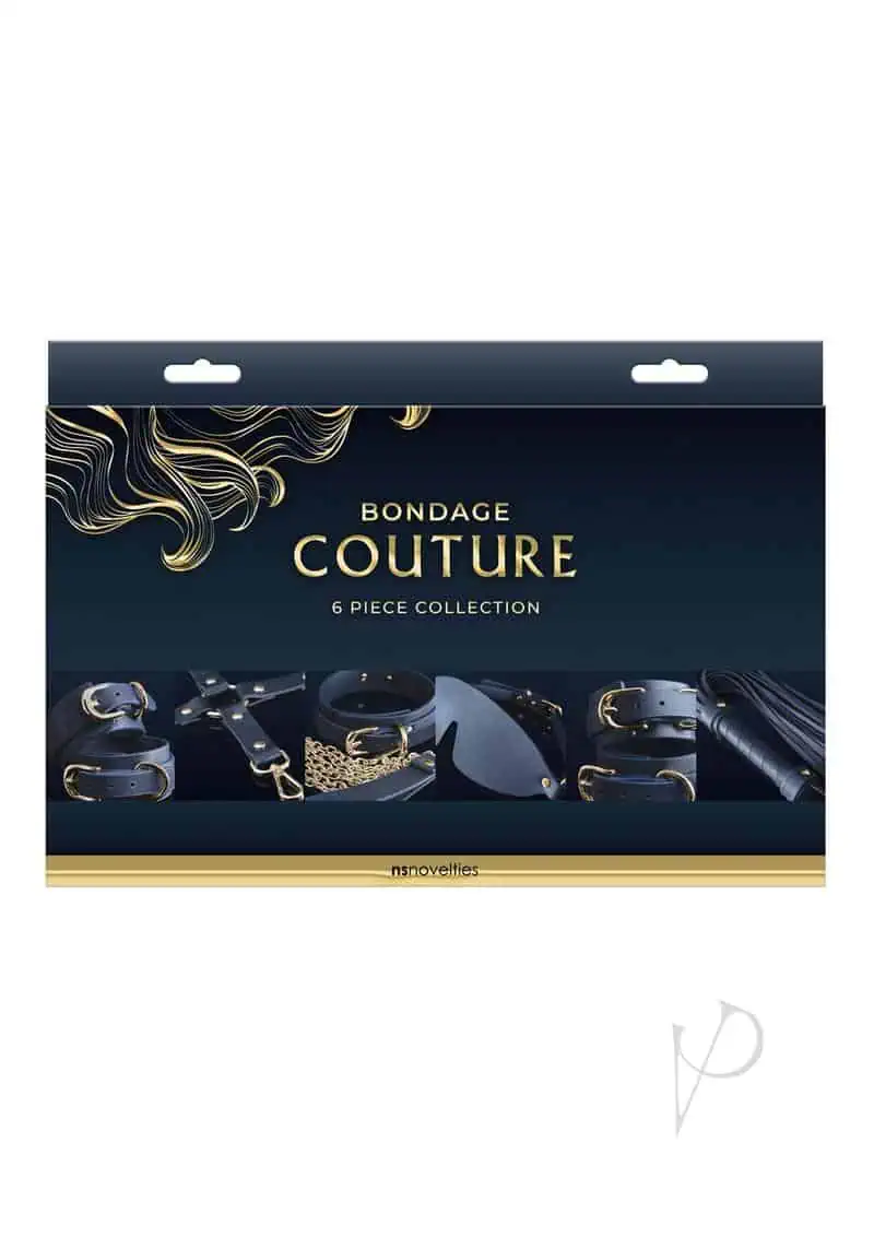 Bondage Couture 6 Piece Kit - Blue - Image 3