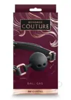Bondage Couture Ball Gag - Black - Image 3