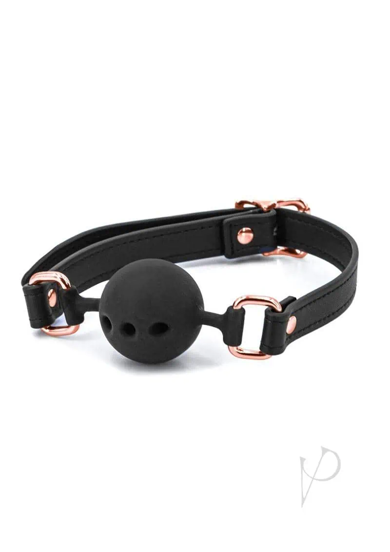 Bondage Couture Ball Gag - Black - Image 4