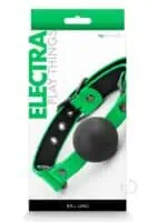Electra Ball Gag - Green - Image 3