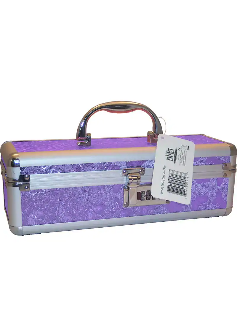 Lockable Vibrator Case - Purple - Image 2