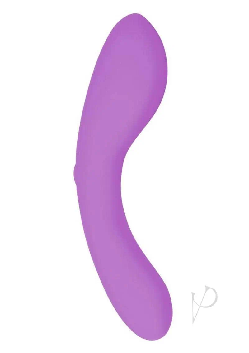 Swan Mini Swan Wand Rechargeable Silicone Glow in the Dark Massager - Purple - Image 2