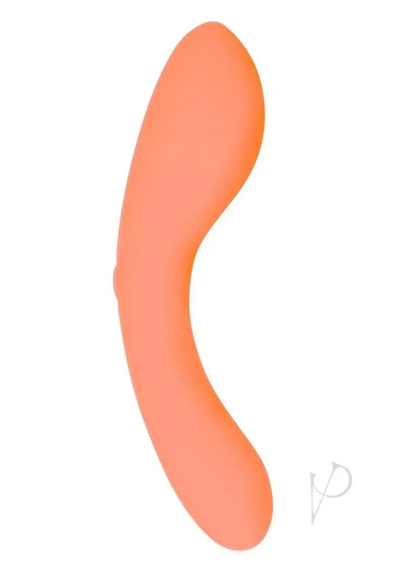 Swan Mini Swan Wand Rechargeable Silicone Glow in the Dark Massager - Orange - Image 2