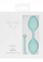 Pillow Talk Frisky Pleasure Balls - Teal - Image 1
