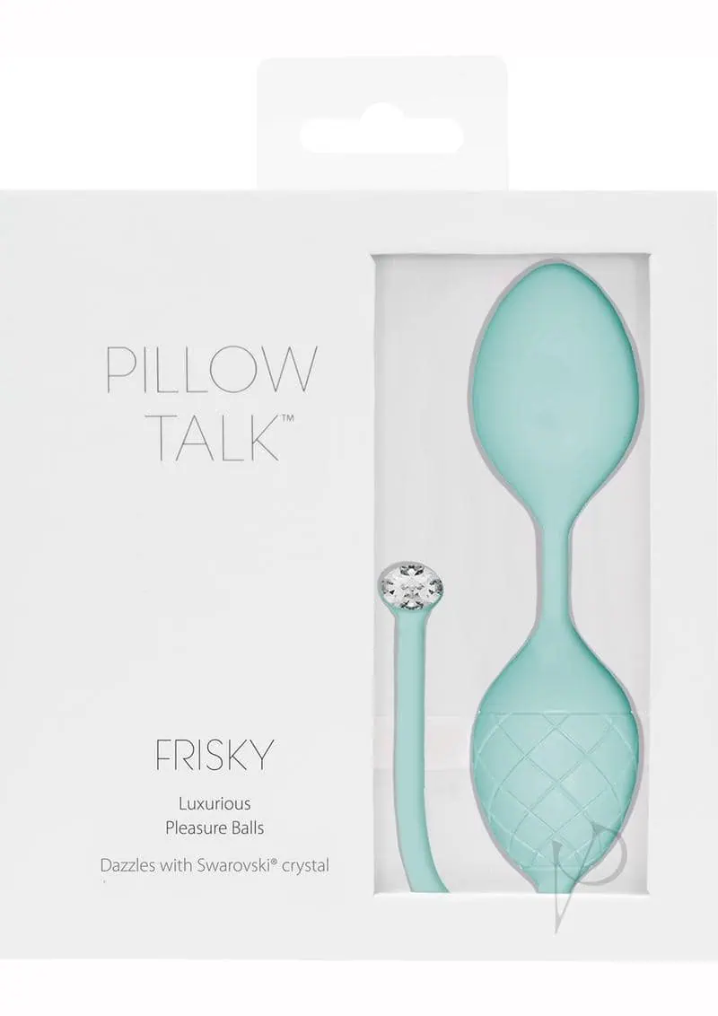 Pillow Talk Frisky Pleasure Balls - Teal - Featured Image