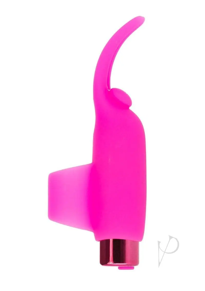 PowerBullet Silicone Teasing Tongue With Mini Rechargeable Bullet 2.5in - Pink - Image 2