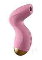 Svakom Pulse Pure Silicone Clitoral Stimulator -  Pink/Silver - Image 2