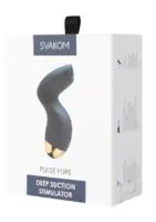 Svakom Pulse Pure Silicone Clitoral Stimulator - Blue/Gold - Image 1