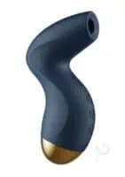 Svakom Pulse Pure Silicone Clitoral Stimulator - Blue/Gold - Image 2