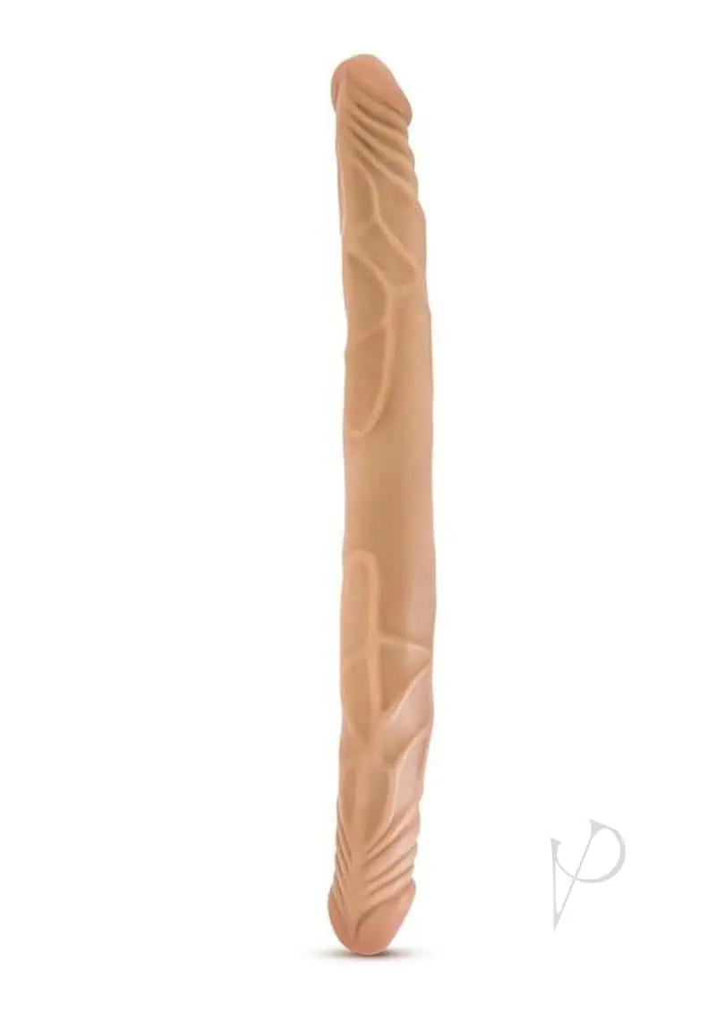 B Yours Double Dildo Tan 14 Inch - Image 2