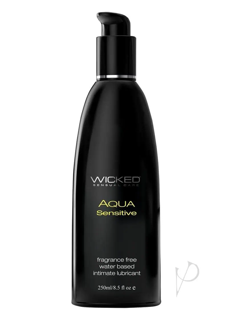 Wicked Sensual Care Hypoallergic Aqua Sensitive Lubricant - 8 oz - Image 3