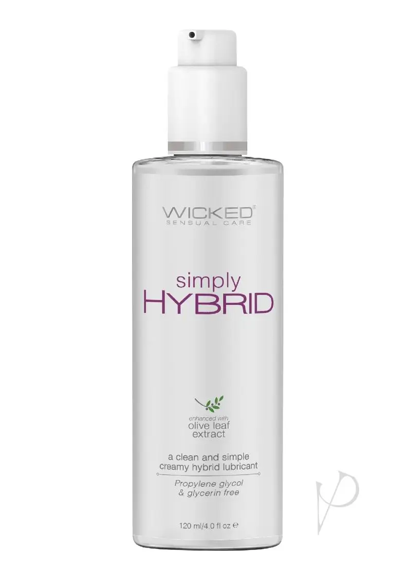 Wicked Sensual Care Simply Hybrid Lubricant - 4 oz - Image 2