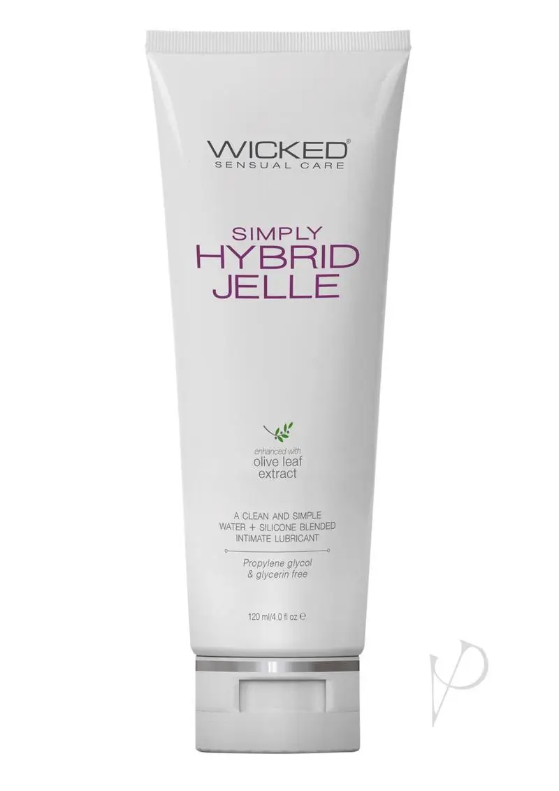 Wicked Sensual Care Simply Hybrid Jelle Lubricant - 4 oz - Image 2
