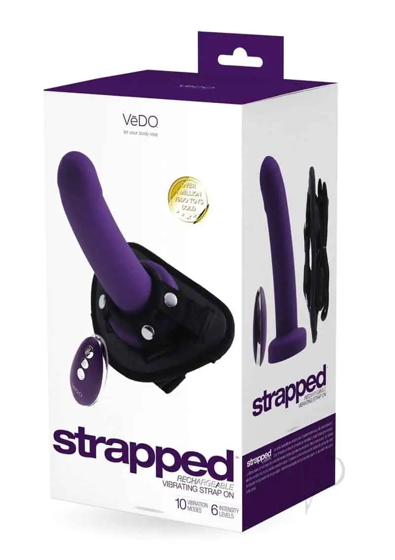 Strapped Recharge Vibe Strap On Purple - Featured Image