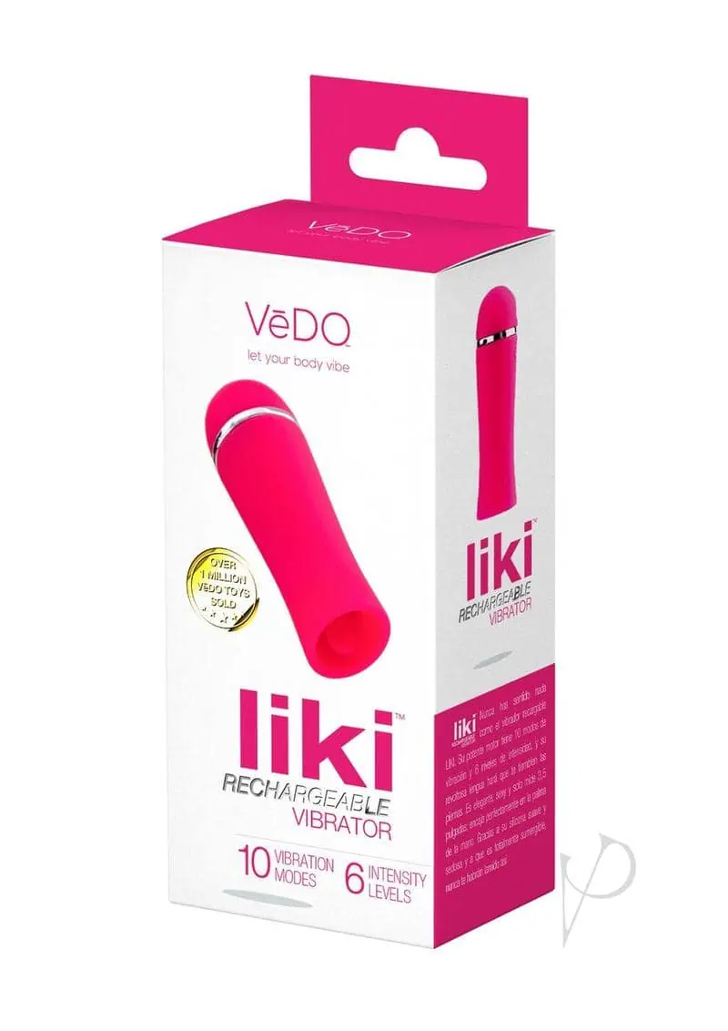 Vedo Liki Rechargeable Flicker Vibe - Foxy Pink - Image 5