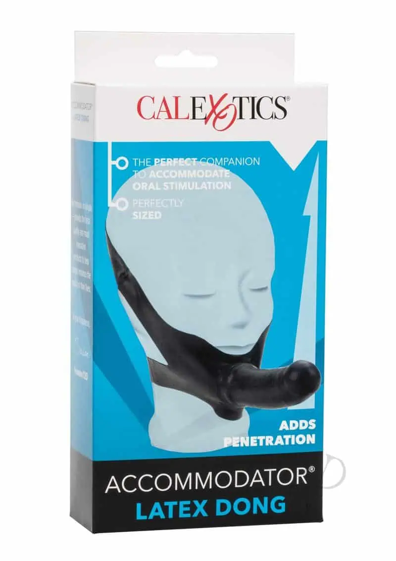 Accommodator Latex Dong - Black - Image 5