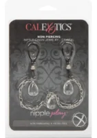 Nipply Play Non Piercing Nipple Chain Jewelry Crystal - Image 1