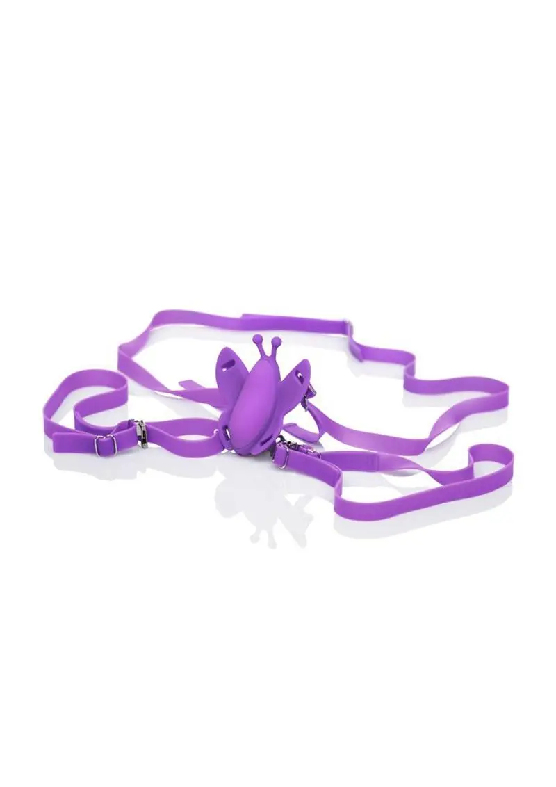 Venus Butterfly Silicone Remote Venus USB Rechargeable Waterproof Purple - Image 2