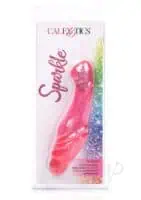 Sparkle G Glitz G Spot Vibrator Waterproof Pink 6.25 Inches - Image 1