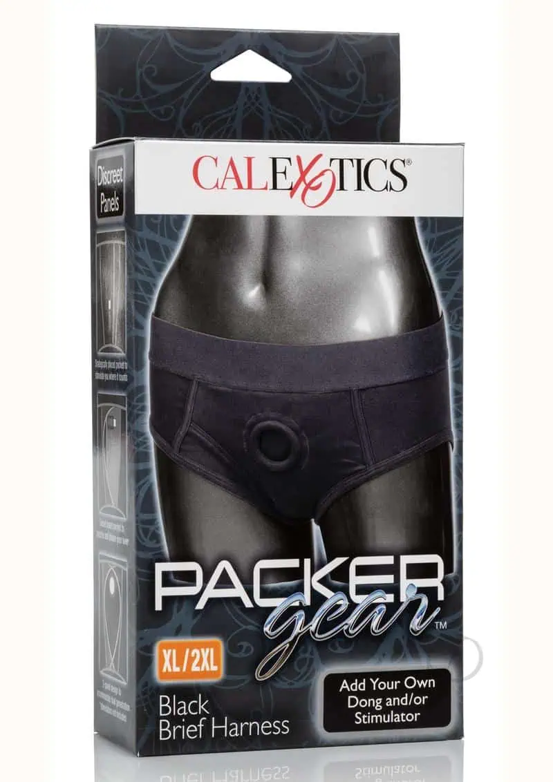 Packer Gear Brief Harness XL/2XL - Black - Image 5