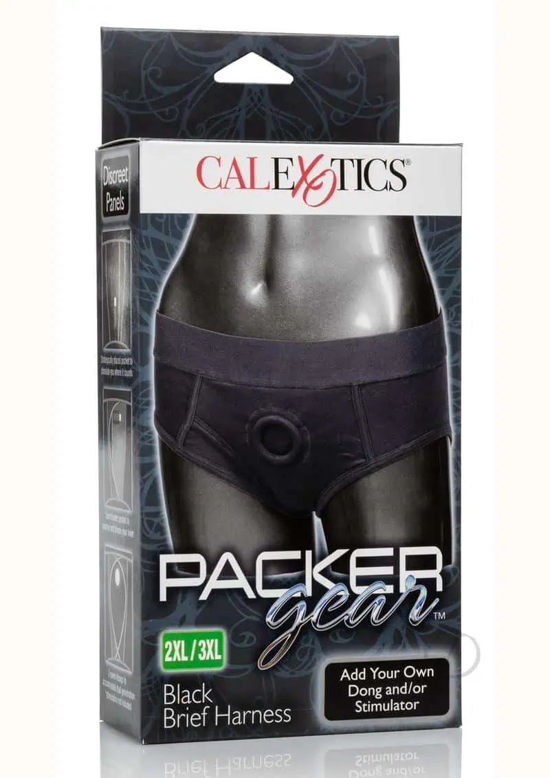 Packer Gear Brief Harness 2XL/3XL - Black - Image 5