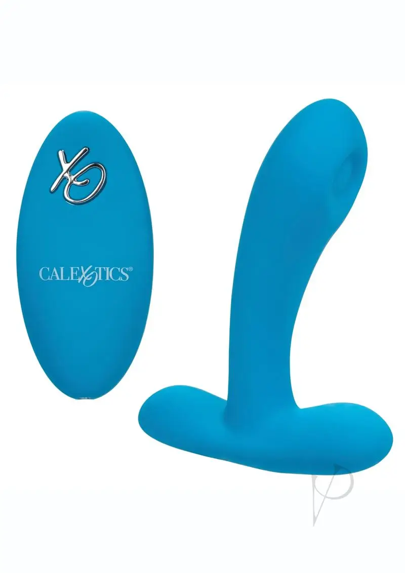 Silicone Remote Pulsing Pleaser Blue - Image 2