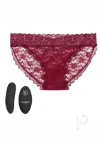 Remote Control Lace Panty Set S/m Red - Image 2