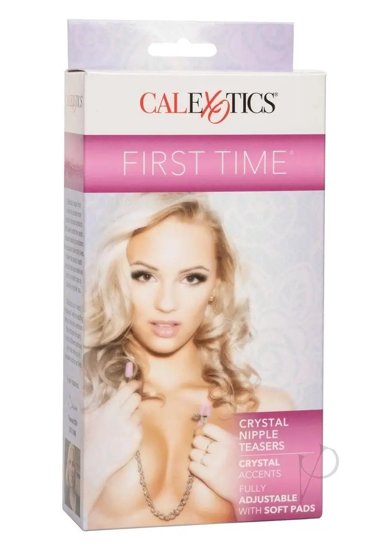 First Time Crystal Nipple Teasers - Pink - Image 5